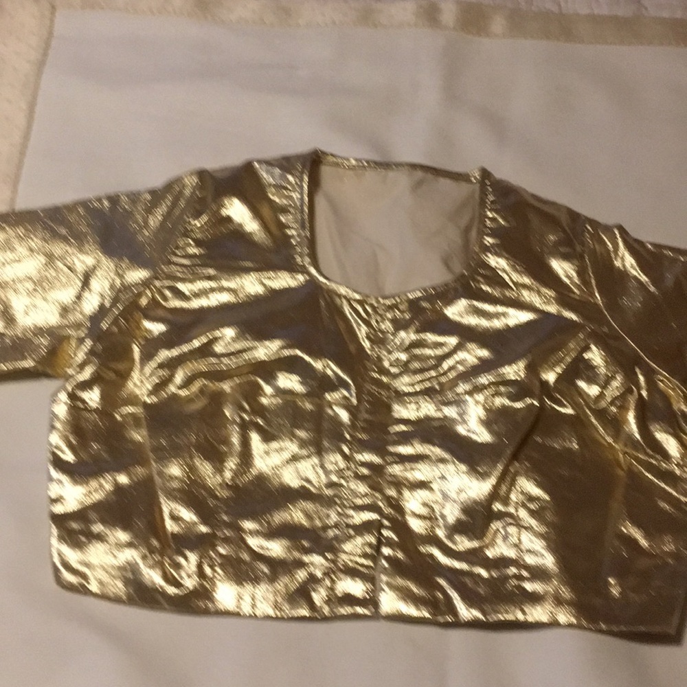 Gold blouse